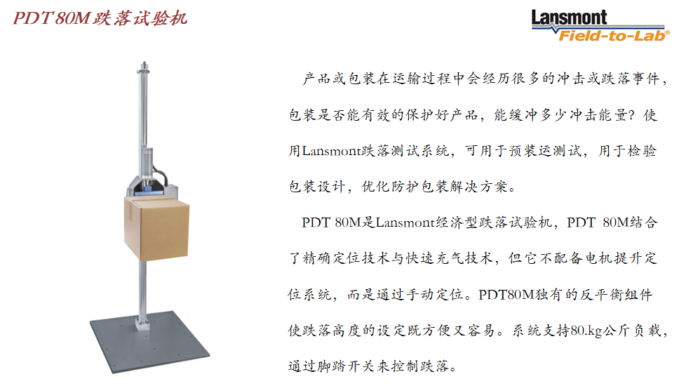 Lansmont(美国蓝氏)入口紧密跌落尝试机 PDT80M-01.png
